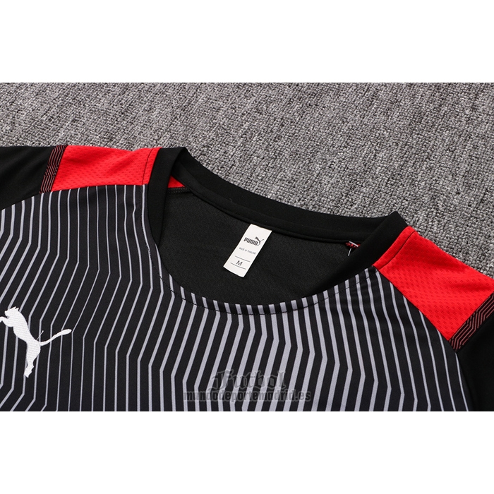 Chandal del AC Milan Manga Corta 2021-2022 Gris